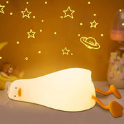Silicone Lie in Peace Duck Sleep Lamp K-1096