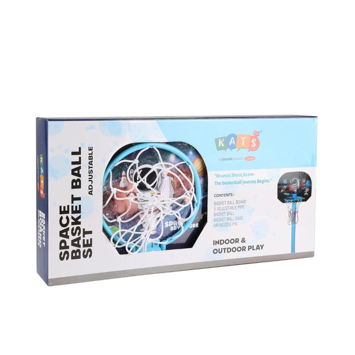 Simarr Kats Space Adjustable Basket Ball Set-Outdoor Toys-Simarr Toys-Toycra