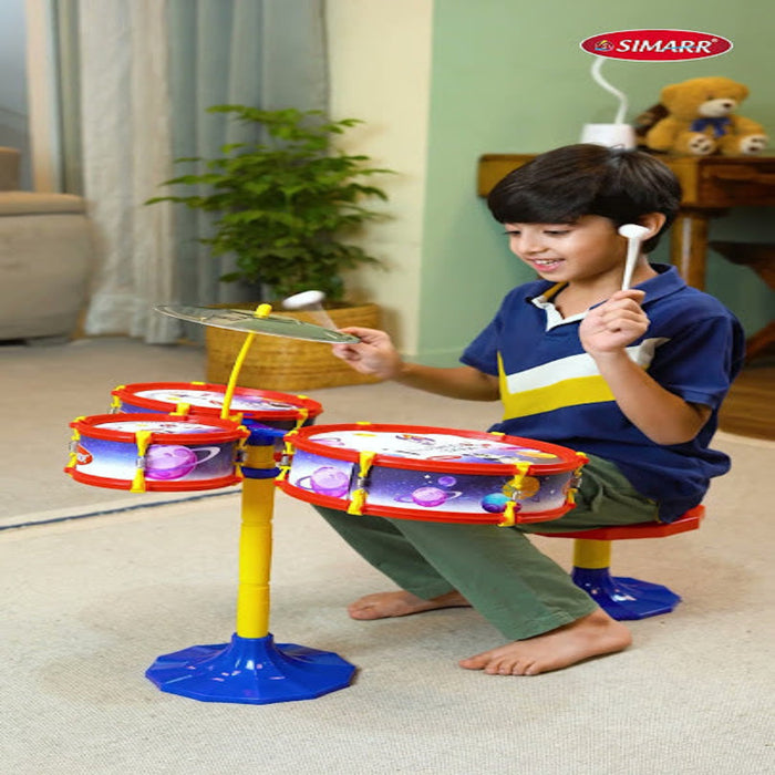 Simarr Space Little Rockstar Drum Set-Musical Toys-Simarr Toys-Toycra