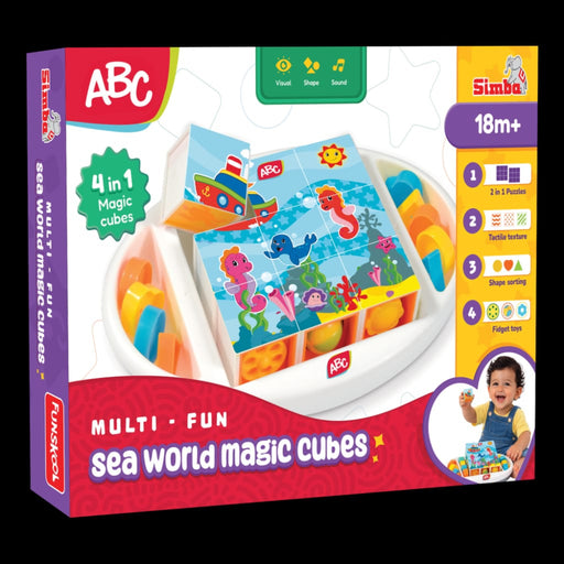 Simba ABC Sea World Magic Cube Educational Puzzle for Kids