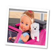 Simba Evi's Beetle Car Puppy Doll Set