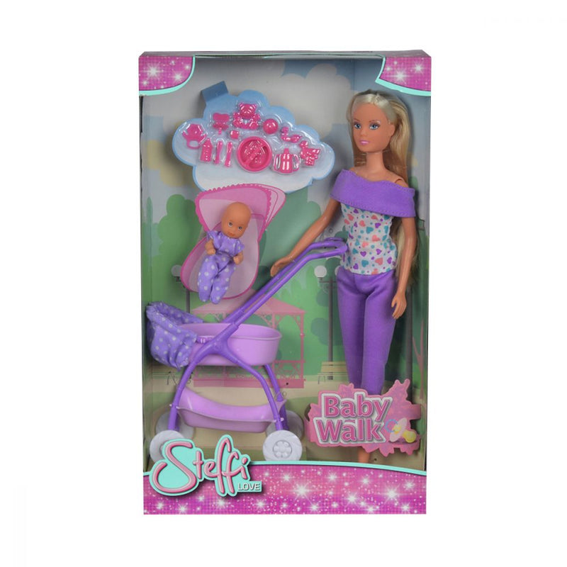 Simba Steffi Love Baby Walk Doll Playset