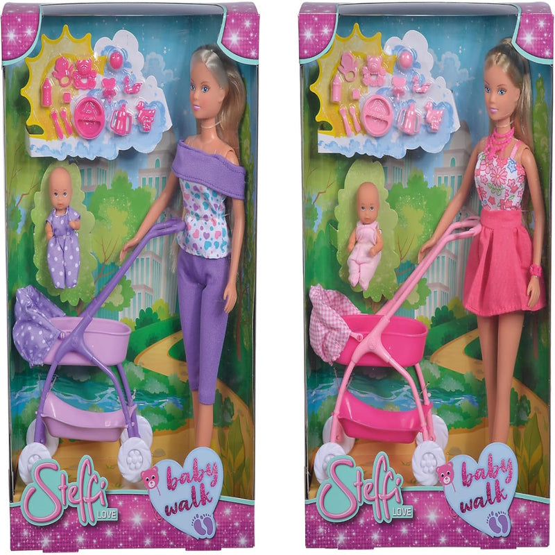 Simba Steffi Love Baby Walk Doll Playset
