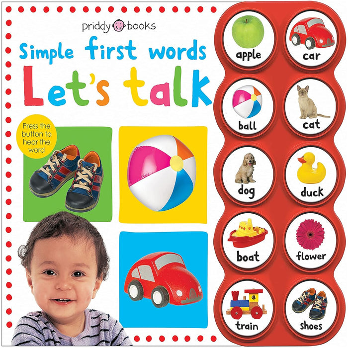 Simple First Words Let's Talk-Sound Book-Pan-Toycra