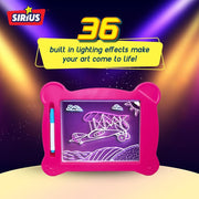Sirius Toys Glow art Neon Effect Drawing Board -Big