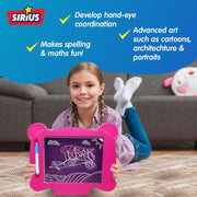 Sirius Toys Glow art Neon Effect Drawing Board -Big