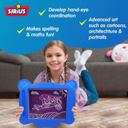 Sirius Toys Glow art Neon Effect Drawing Board -Big