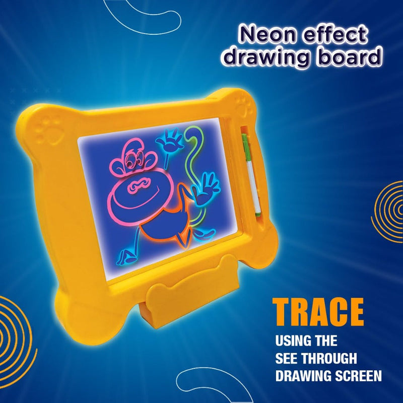 Sirius Toys Glow art Neon Effect Drawing Board -Big