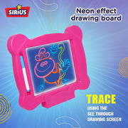 Sirius Toys Glow art Neon Effect Drawing Board -Big