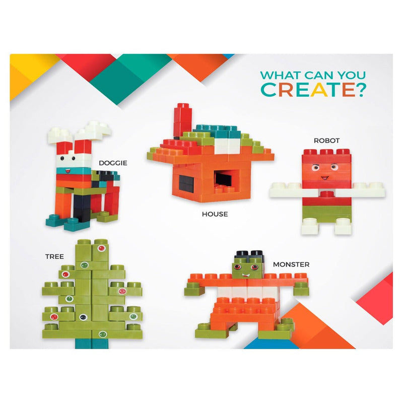 Sirius Toys Soft Building Blocks - 56 Pieces