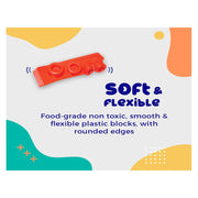 Sirius Toys Soft Building Blocks - 56 Pieces