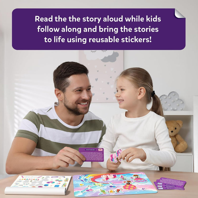 Skillmatics Activity Kit - Creative Storytelling & Skill Building with 150+ Reusable Stickers
