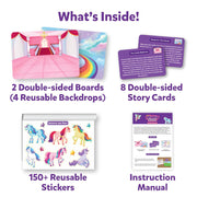Skillmatics Activity Kit - Creative Storytelling & Skill Building with 150+ Reusable Stickers