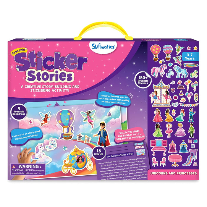 Skillmatics Activity Kit - Creative Storytelling & Skill Building with 150+ Reusable Stickers-Kids Games-Skillmatics-Toycra