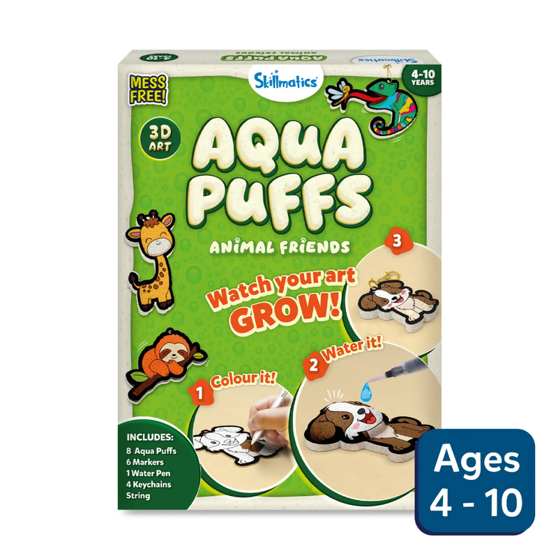 Skillmatics Aqua Puff - Mess Free! 3D Art Kit