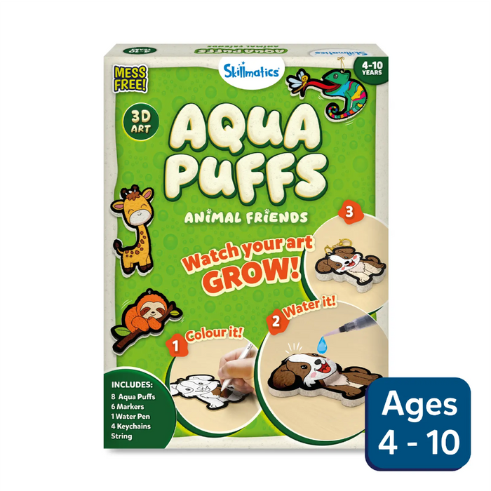Skillmatics Aqua Puff - Mess Free! 3D Art Kit-Arts & Crafts-Skillmatics-Toycra