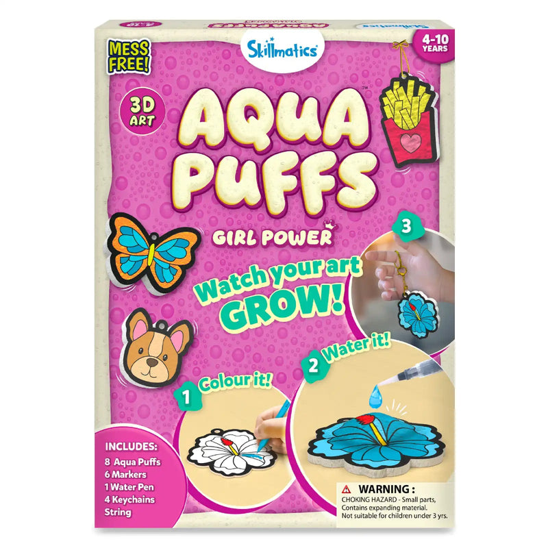 Skillmatics Aqua Puff - Mess Free! 3D Art Kit
