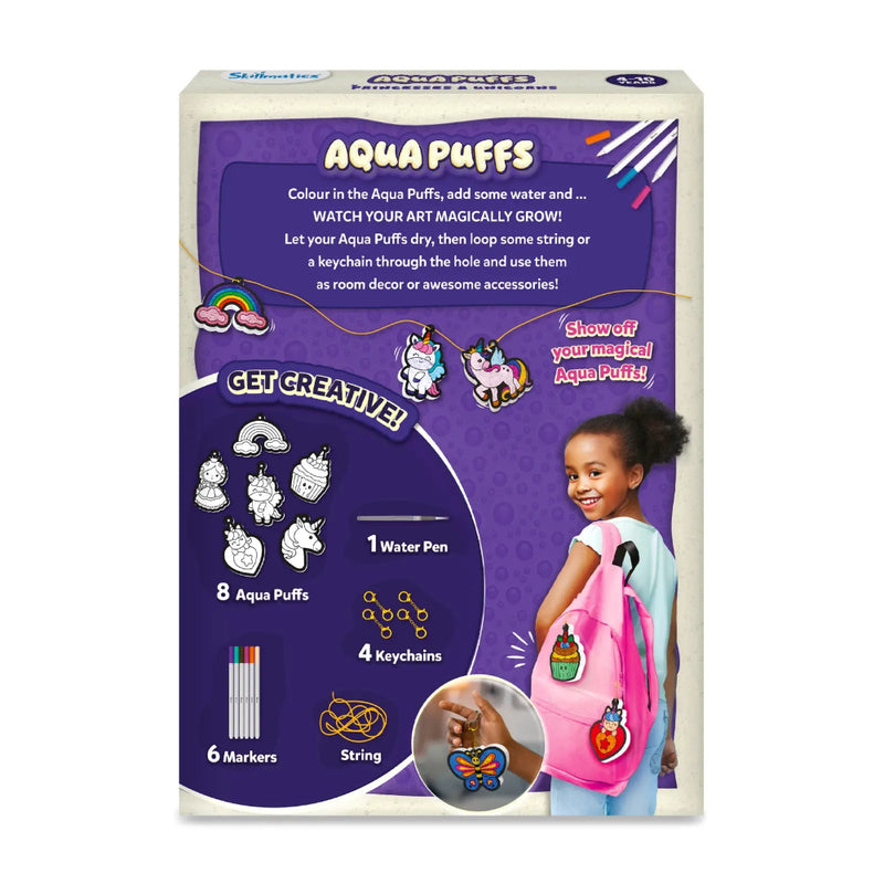 Skillmatics Aqua Puff - Mess Free! 3D Art Kit