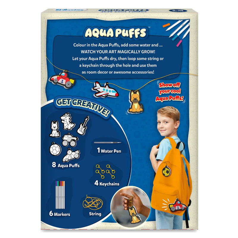 Skillmatics Aqua Puff - Mess Free! 3D Art Kit