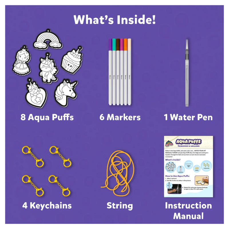 Skillmatics Aqua Puff - Mess Free! 3D Art Kit