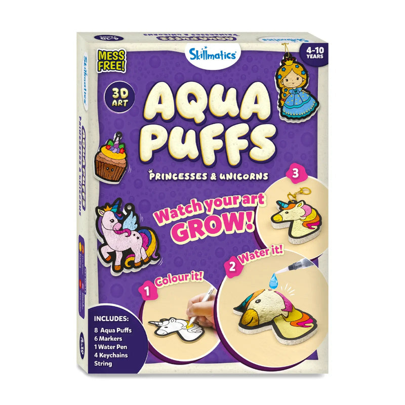 Skillmatics Aqua Puff - Mess Free! 3D Art Kit