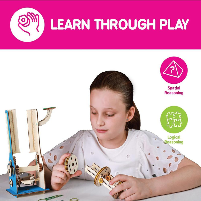 Skillmatics Buildables Compound Microscope | STEM Construction Toys (ages 8+)