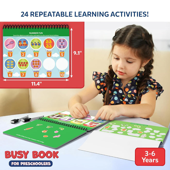 Skillmatics Busy Book for Preschoolers-Kids Games-Skillmatics-Toycra