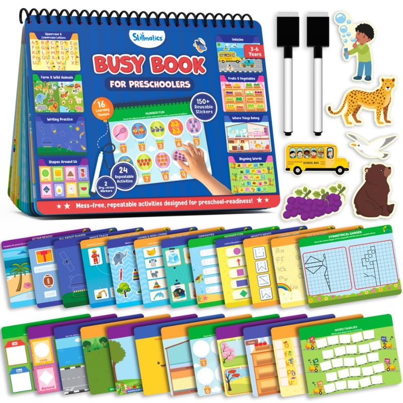 Skillmatics Busy Book for Preschoolers