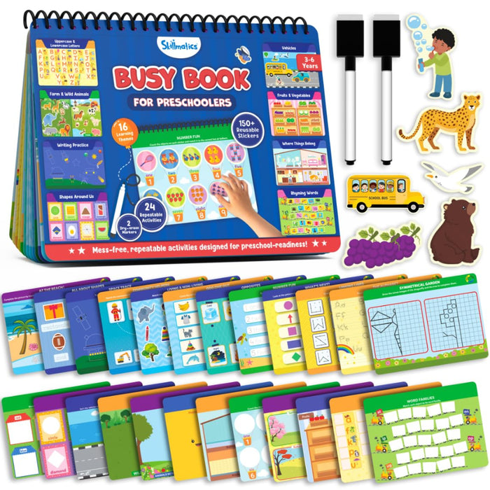 Skillmatics Busy Book for Preschoolers-Kids Games-Skillmatics-Toycra