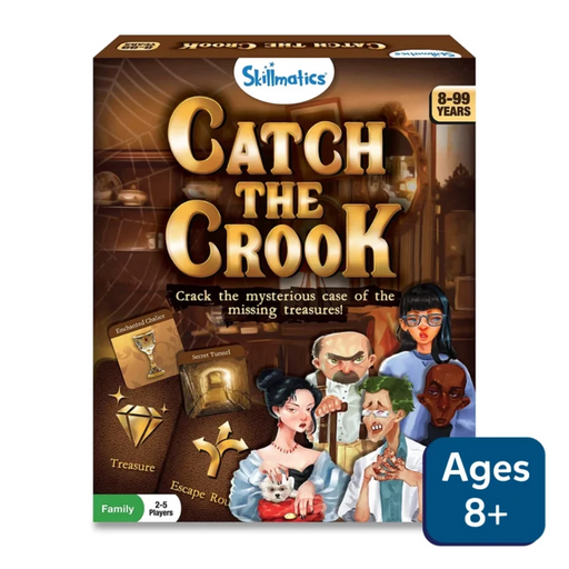 Skillmatics Catch The Crook | Strategy & mystery board game-Board Games-Skillmatics-Toycra