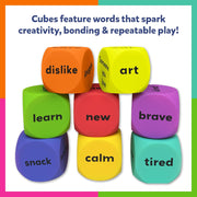 Skillmatics Chit Chat Cubes: After School Edition | Conversation Starter Game (ages 4+)