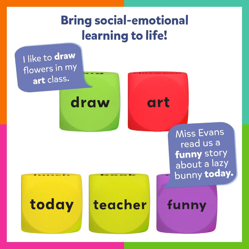 Skillmatics Chit Chat Cubes: After School Edition | Conversation Starter Game (ages 4+)