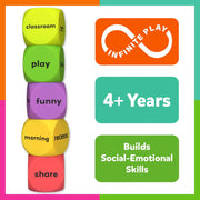 Skillmatics Chit Chat Cubes: After School Edition | Conversation Starter Game (ages 4+)