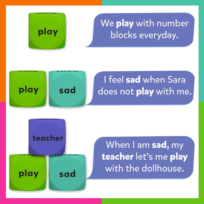 Skillmatics Chit Chat Cubes: After School Edition | Conversation Starter Game (ages 4+)