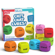 Skillmatics Chit Chat Cubes: After School Edition | Conversation Starter Game (ages 4+)