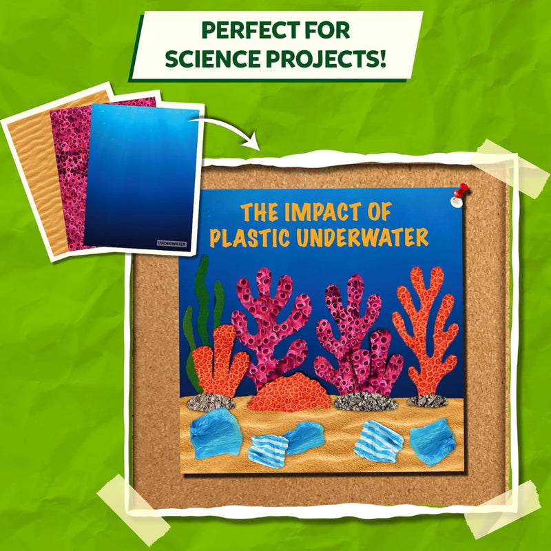 Skillmatics Clever Prints: All Things Science! | Construction Paper (120 Sheets)