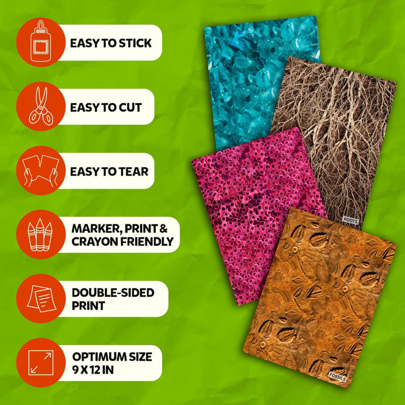 Skillmatics Clever Prints: All Things Science! | Construction Paper (120 Sheets)
