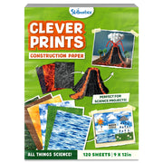 Skillmatics Clever Prints: All Things Science! | Construction Paper (120 Sheets)