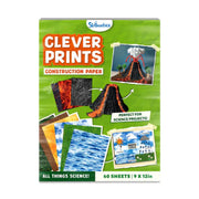 Skillmatics Clever Prints: All Things Science! | Construction Paper (60 Sheets)