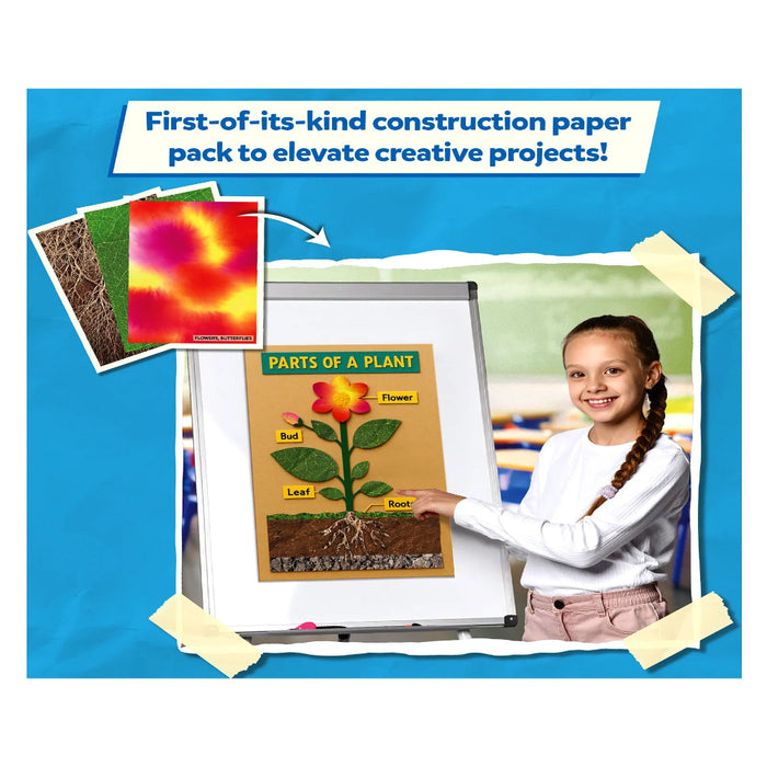 Skillmatics Clever Prints: Life Science | Construction Paper (60 Sheets)-Arts & Crafts-Skillmatics-Toycra
