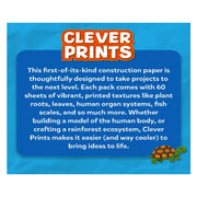 Skillmatics Clever Prints: Life Science | Construction Paper (60 Sheets)