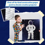 Skillmatics Clever Prints: Outer Space | Construction Paper (60 Sheets)