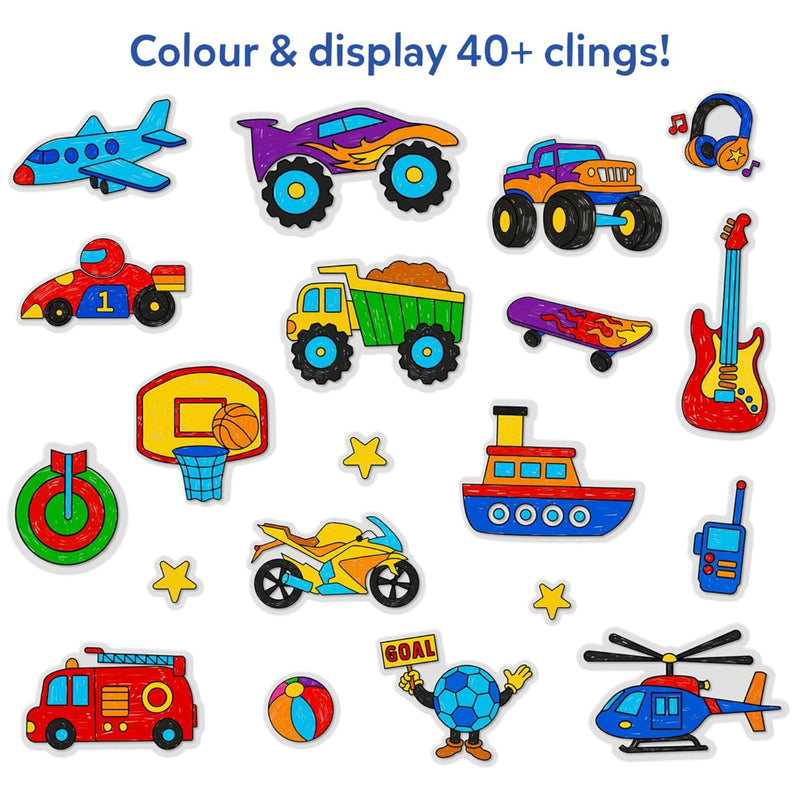 Skillmatics Cling Art – Color Clingz