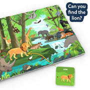 Skillmatics Cloth Play Mat & Floor Game - Found It Junior Animals