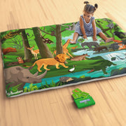 Skillmatics Cloth Play Mat & Floor Game - Found It Junior Animals