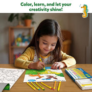 Skillmatics Color and Learn: Animals | Colouring Book (ages 3-6)