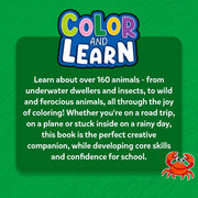 Skillmatics Color and Learn: Animals | Colouring Book (ages 3-6)