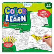 Skillmatics Color and Learn: Animals | Colouring Book (ages 3-6)