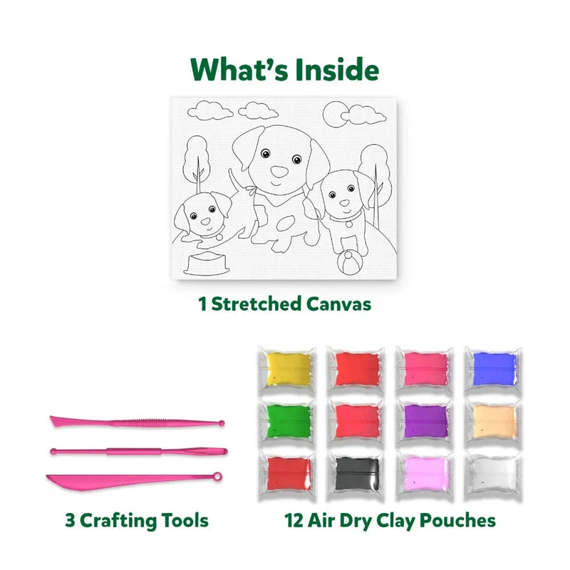 Skillmatics Colour With Clay - Pups at the Park