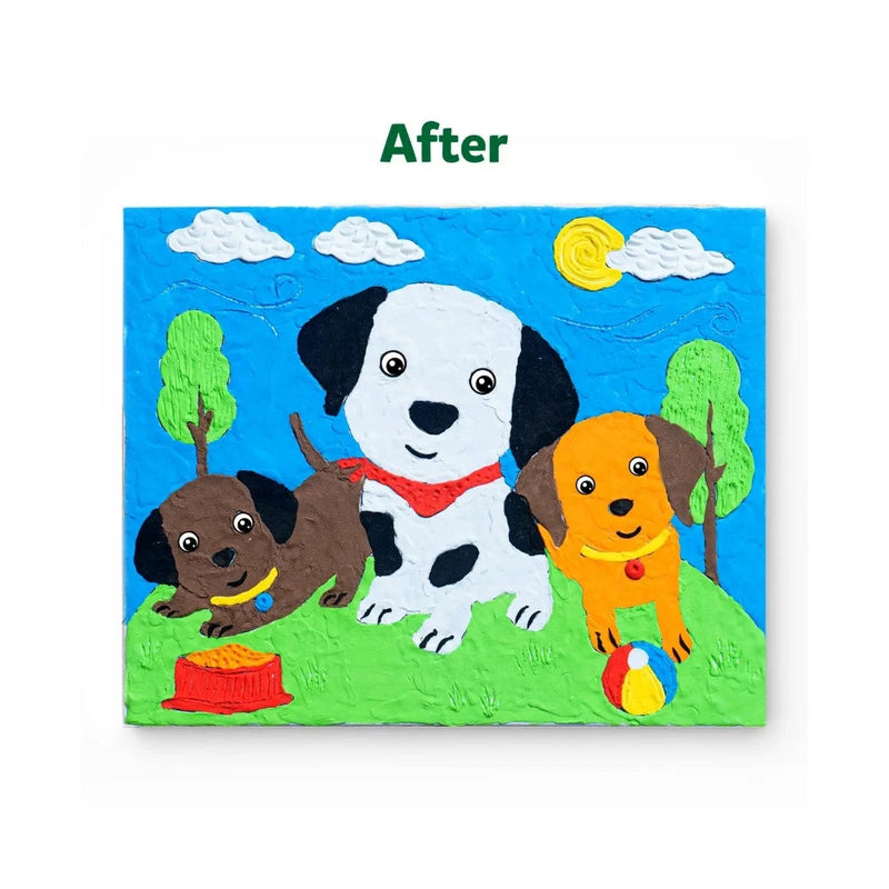 Skillmatics Colour With Clay - Pups at the Park
